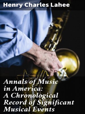 cover image of Annals of Music in America